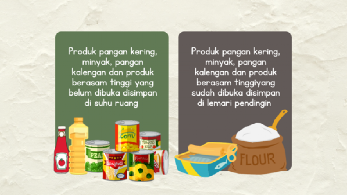 Tips Penyimpanan Makanan