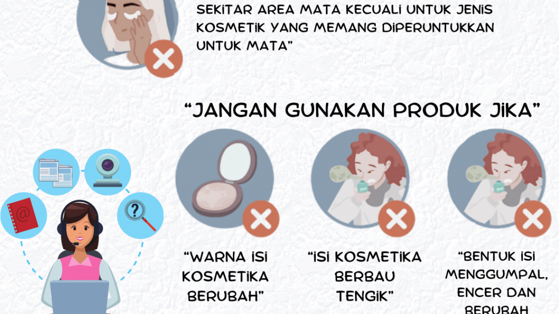 Sebuah Tips untuk memakai kosmetik yang baik dan benar
