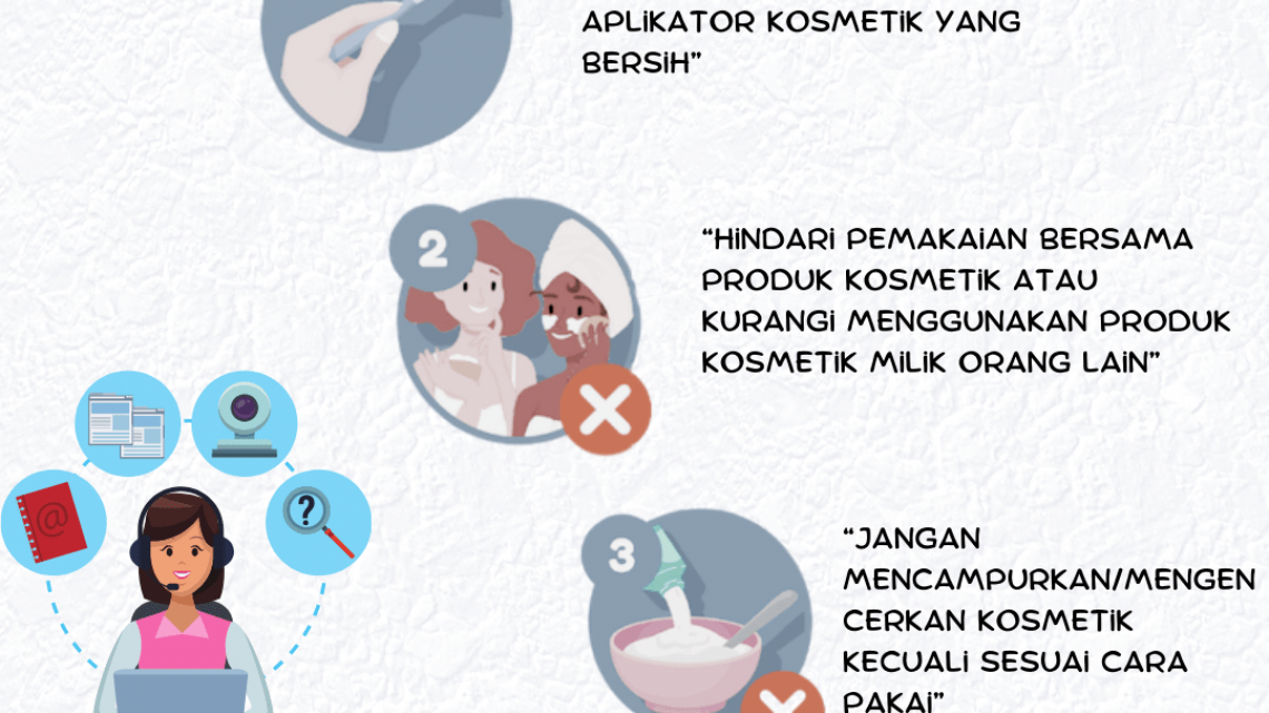 Sebuah Tips untuk memakai kosmetik yang baik dan benar