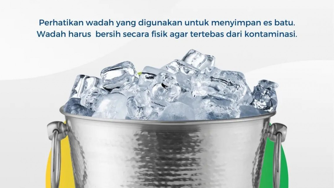 Tips memilih es batu yang aman
