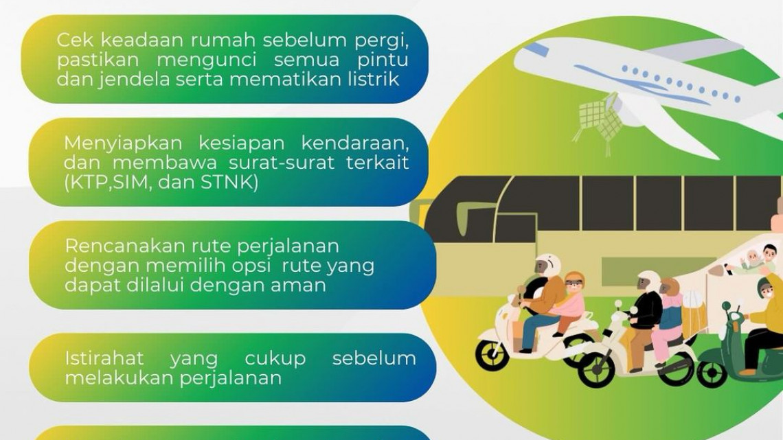 Reminder untuk yang mau mudik