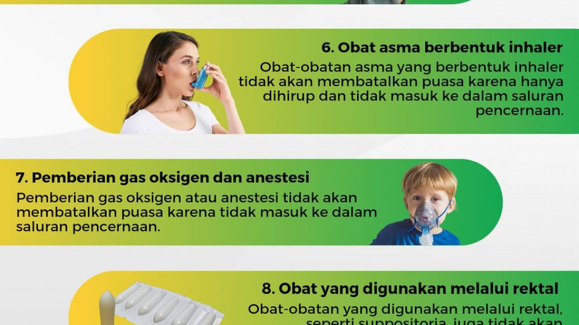 Obat yang tidak membatalkan puasa