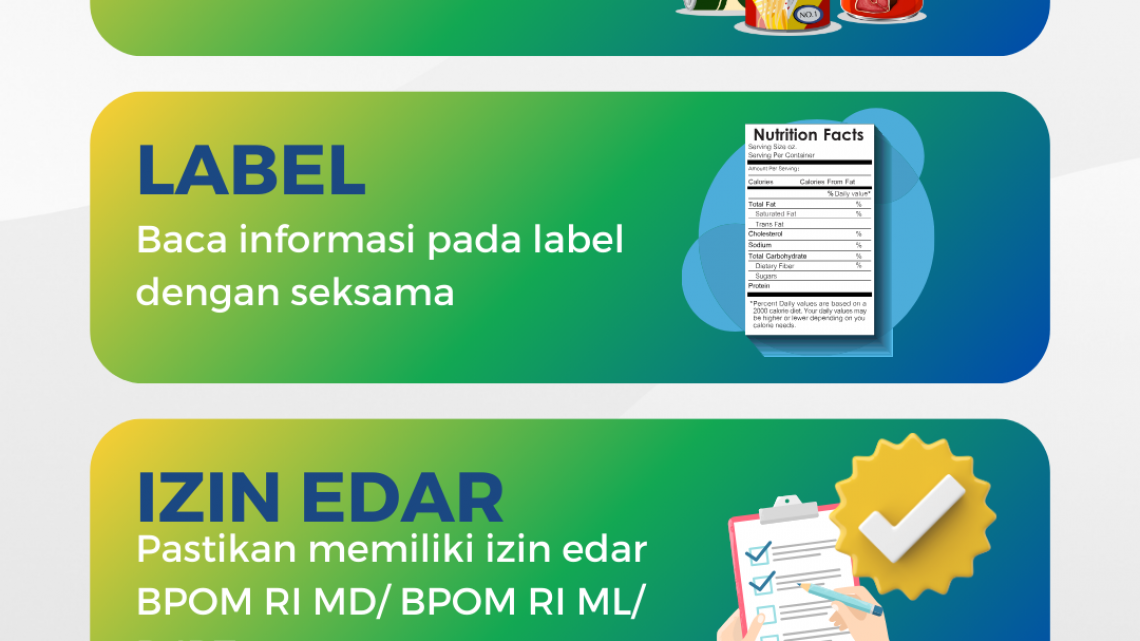 Pilih pangan yang aman, pastikan Cek KLIK!
