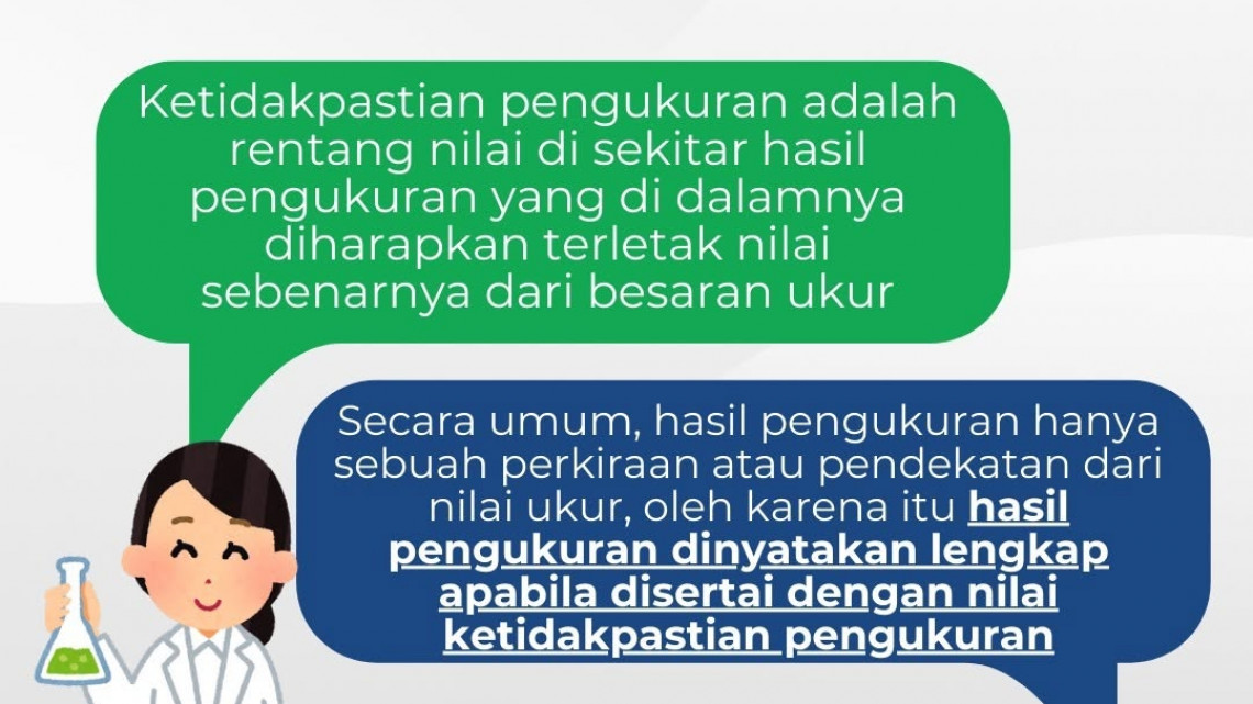 Informasi Pengujian, Ketidakpastian Pengukuran