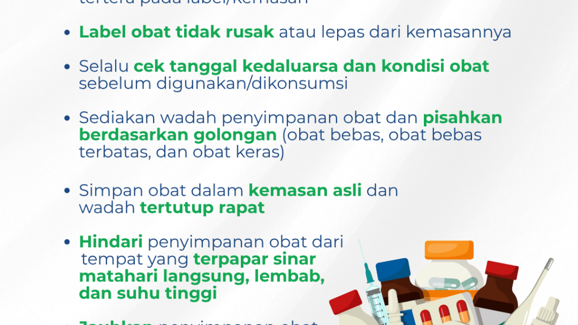 Tips Menyimpan Obat di Rumah