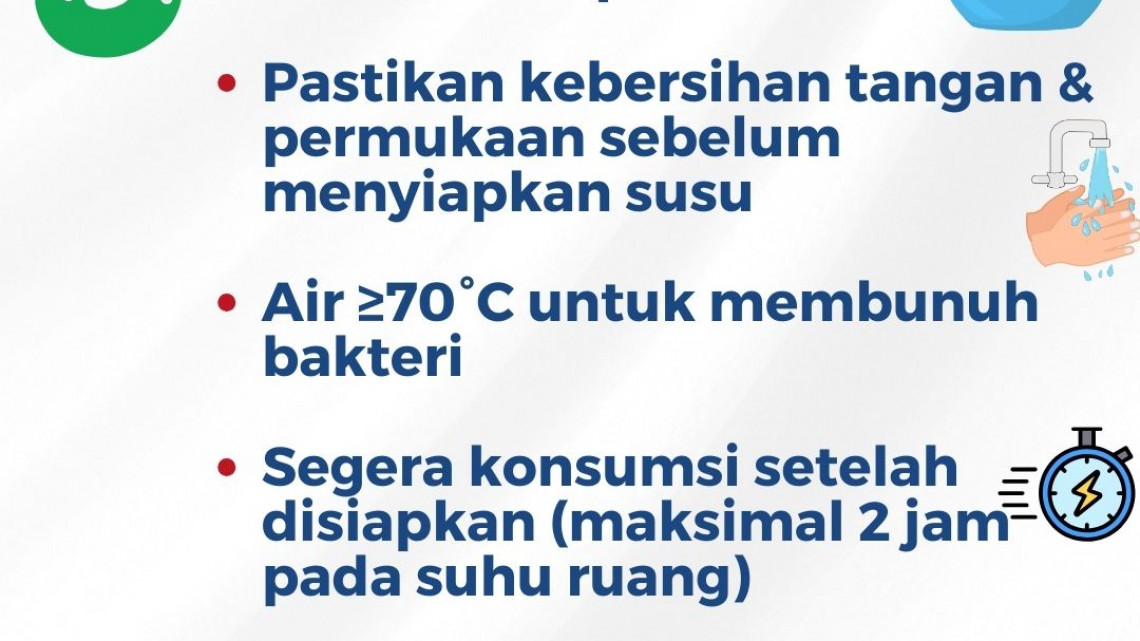 Tips menyiapkan susu formula untuk bayi