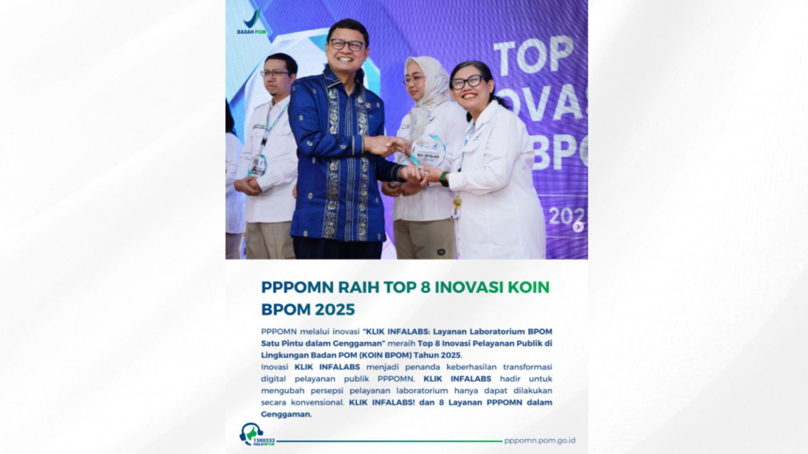 Peraihan TOP 8 KOIN BPOM