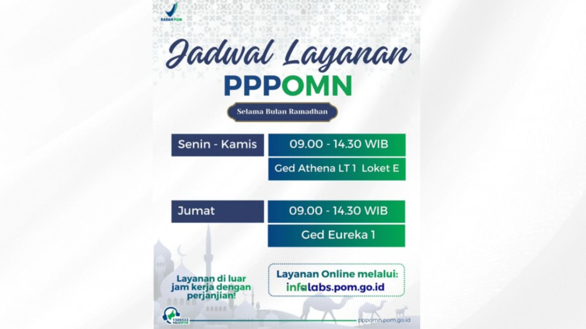 Jadwal Layanan Ramadhan