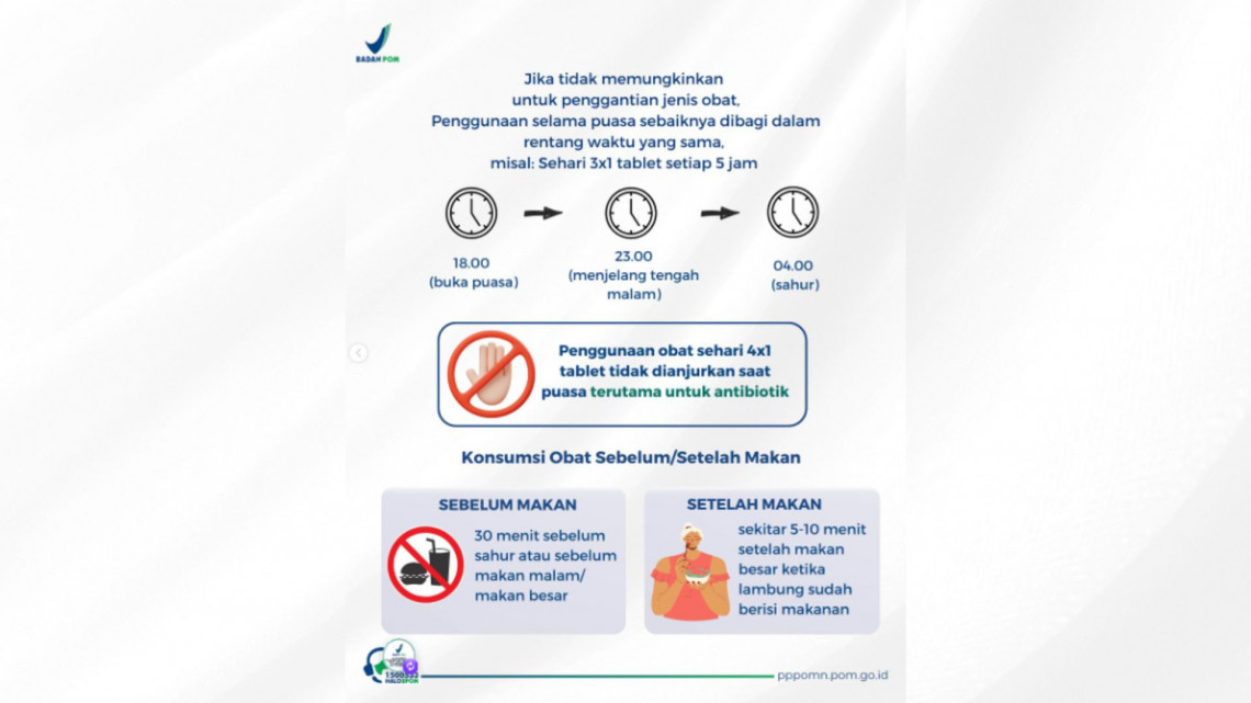 Konsumsi Obat Aman saat Puasa