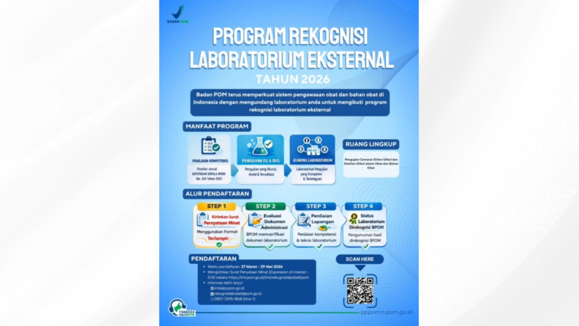 Pembukaan Rekognisi BADAN POM 2026