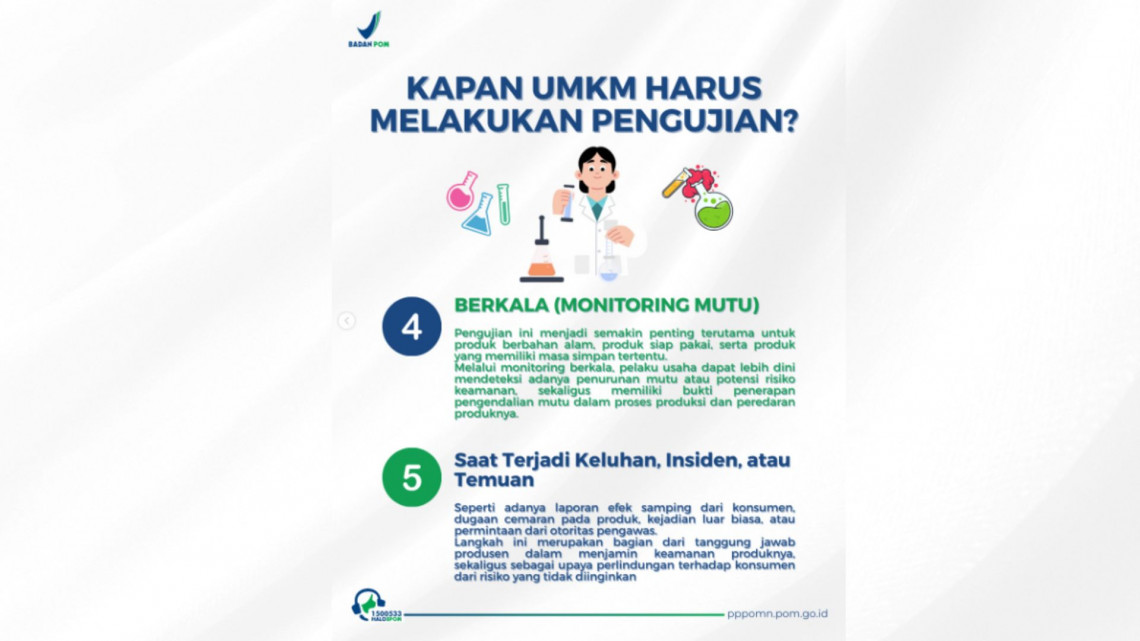 Kapan UMKM Perlu Melakukan Pengujian?