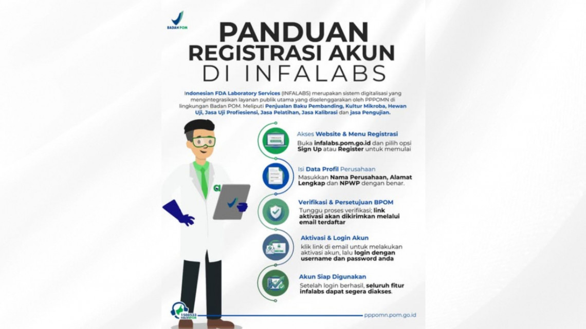 Cara Registrasi Akun INFALABS