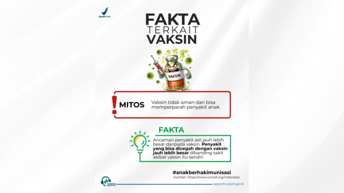 Fakta atau Mitos terkait Vaksin