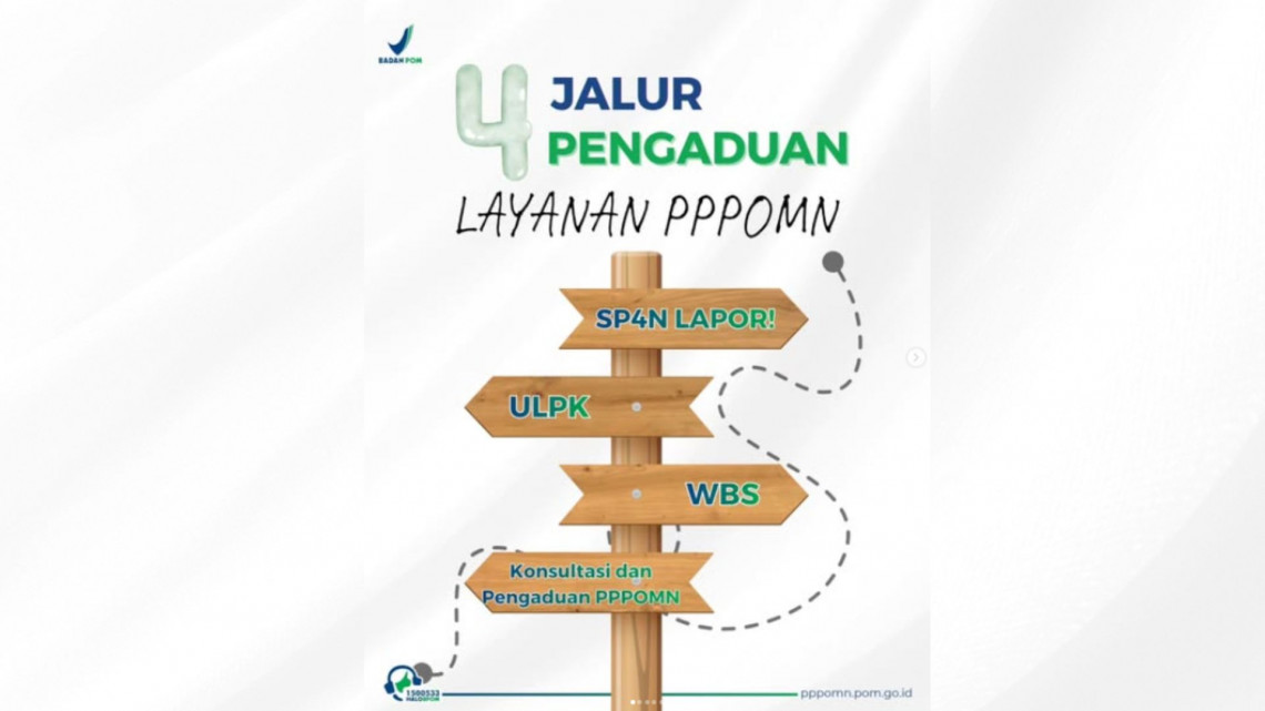 4 Jalur Pengaduan Layanan PPPOMN